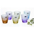 Mattglas Tasse Farbe Glas Tasse mit Abziehbild Kb-Jh06197